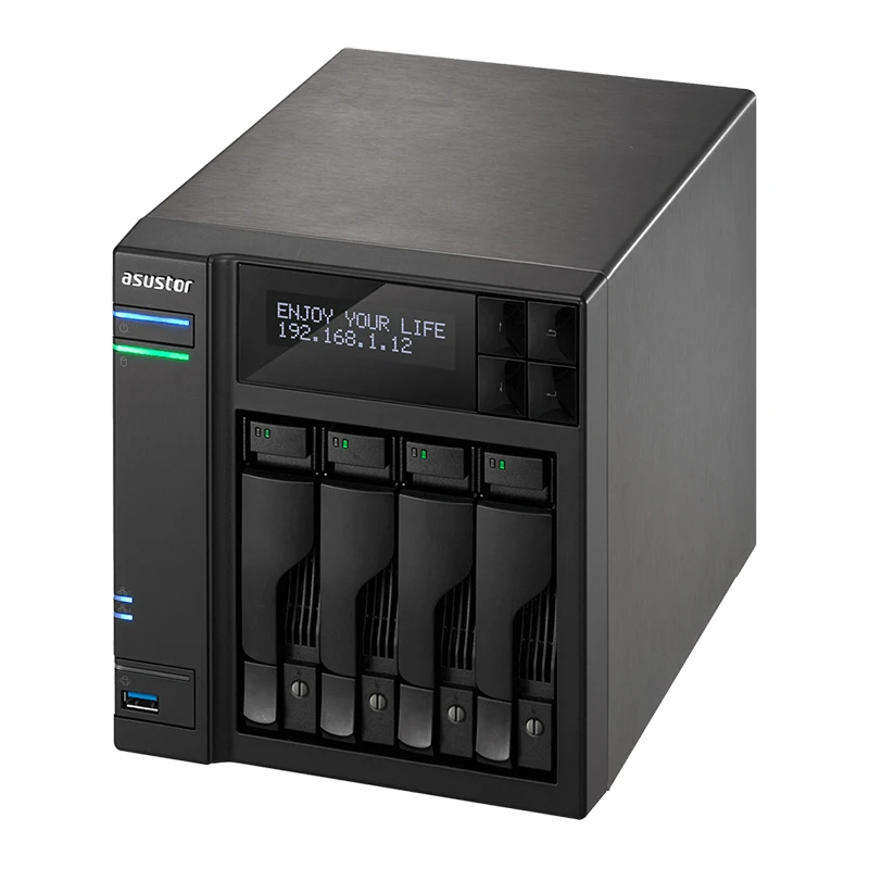 ASUSTOR AS6404T 4 bay бесдисковый nas сервер nfs сетевое хранилище облачное файловый 3 года