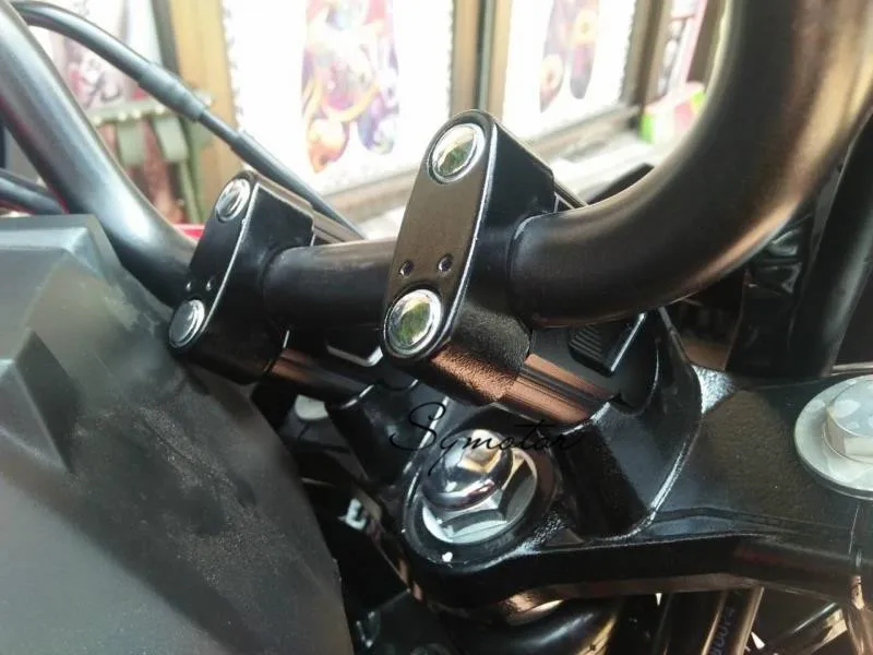 Мото CNC алюминиевый руль Riser зажим Крепление конус 2 шт 7/" 22 мм для triumph KTM Honda Yamaha Suzuki Kawasaki