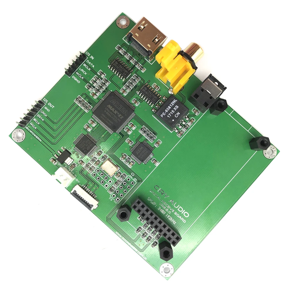 AK4118 SPDIF ies коммутационная плата Amanero Digital XMOS интерфейс аудио декодер DAC частота дискретизации дисплей с OLED T0138
