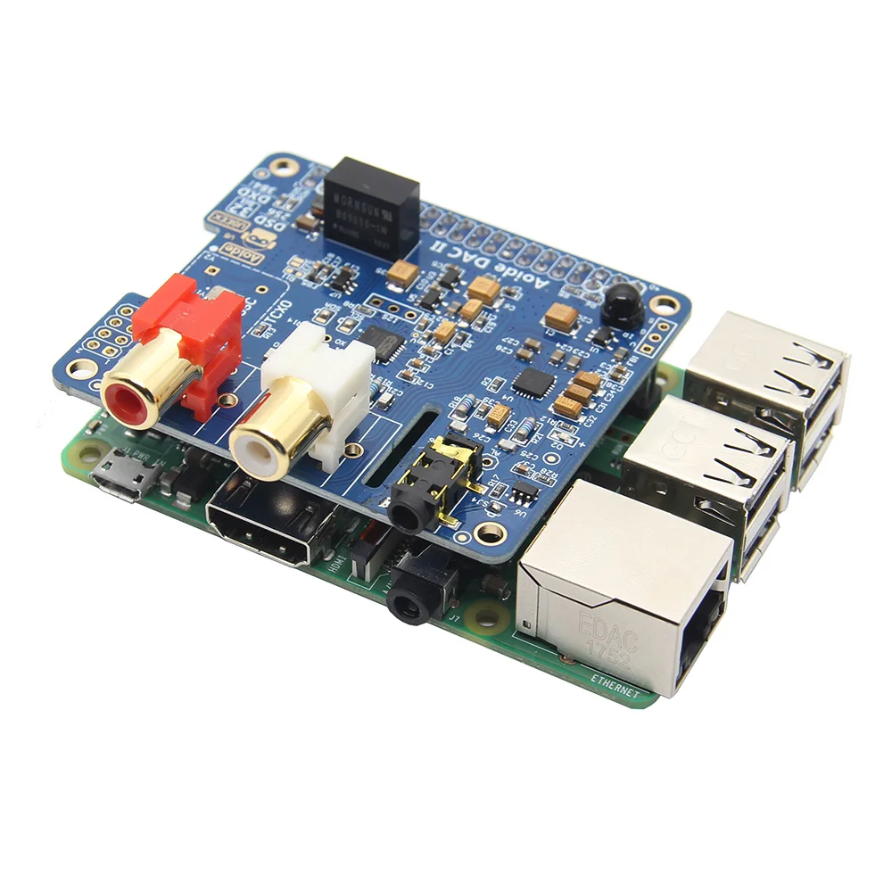 Leory DAC II Hifi ES9018K2M звуковая карта 384 кгц DSD/APE/FLAC/WAV музыкальный плеер аудио Плата