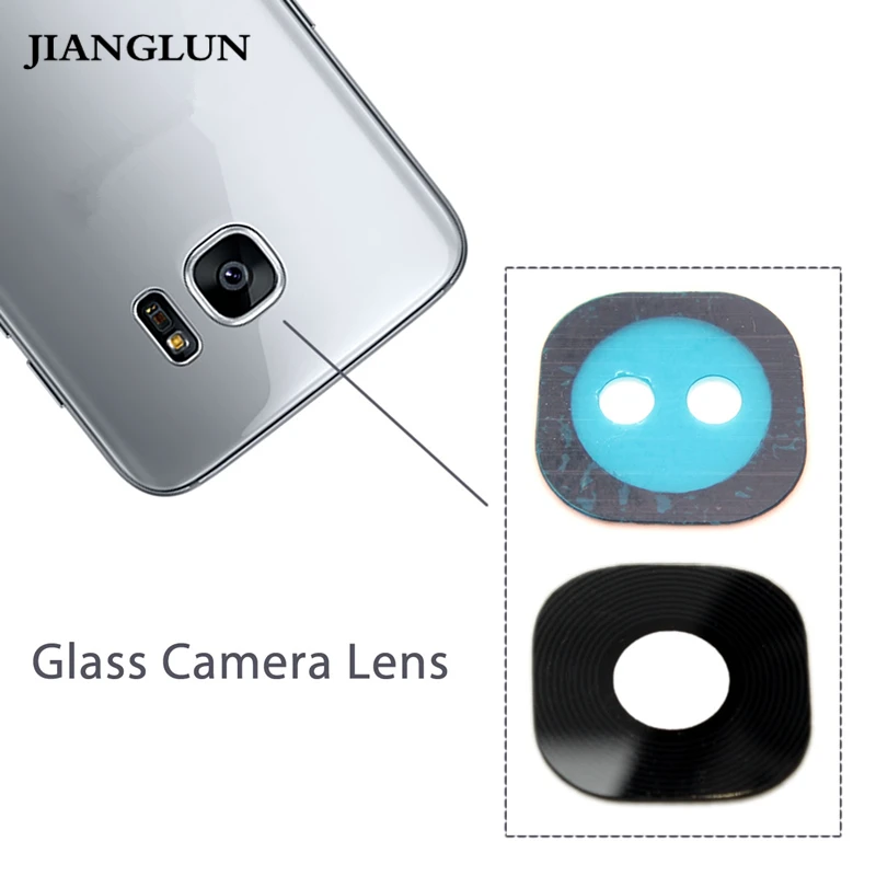 Jianglun Новый Настоящее стекло сзади Объективы для фотоаппаратов Замена Samsung Galaxy S7