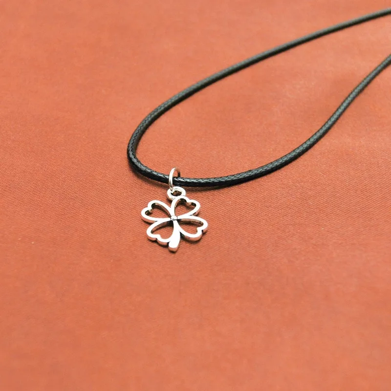 2 шт./лот четыре листа клевера ожерелья Bijoux Подвеска для матери романтические