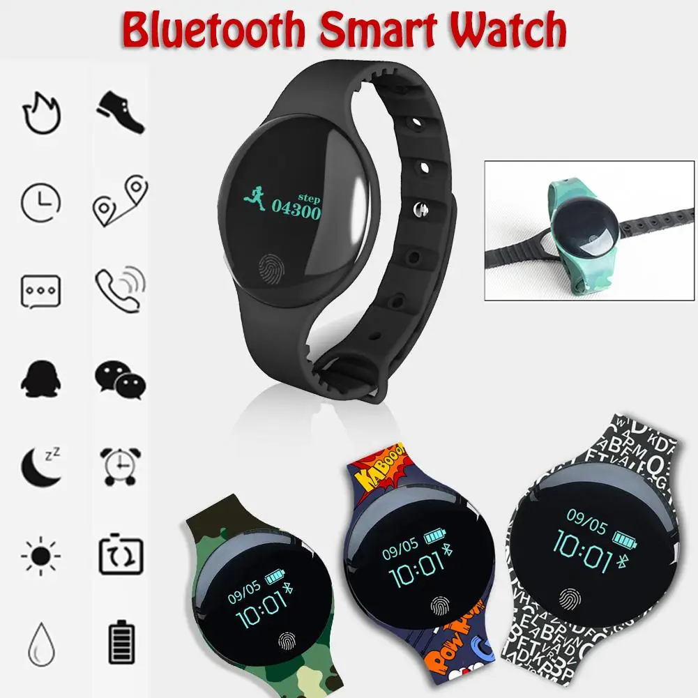 Модные Смарт часы TLW08 с Bluetooth для женщин и детей водонепроницаемый фитнес трекер