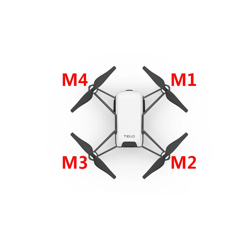4 шт./компл. электродвигатель по часовой стрелке (CW) и против стрелки (CCW) для DJI TELLO