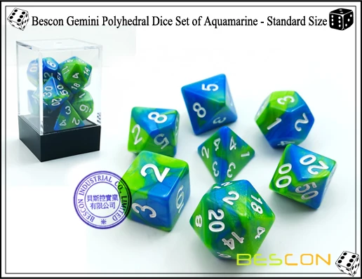 Bescon минеральные камни драгоценные лозы многогранные D& D игральные кости Набор из 7, ролевые игры игральные кости 7 шт. набор янтаря