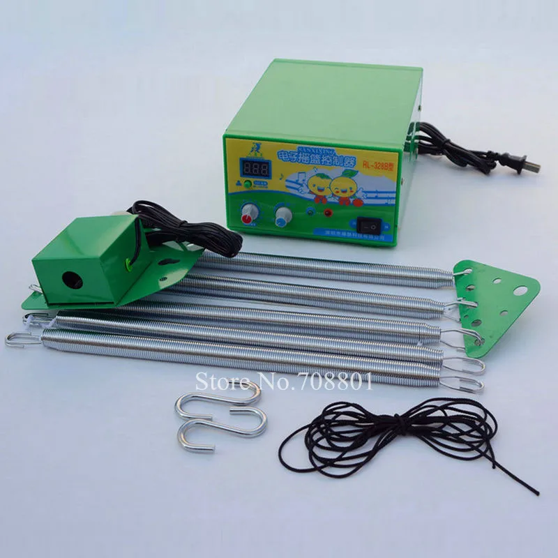 328B Green Color 328B ЕС вилка электрическая детская кровать качели управление Лер, электрическая колыбель управления рокер, электрическая кроватка милый Mammy няня драйвер - Цвет: 328B Green Color