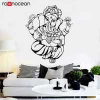 ganesha god hindu india religion stickers wall stickers vinyl home decor removable mural house interior decals yd52