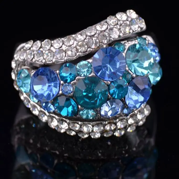 Ограниченное поступление 2020 модное Оригинальное женское кольцо унисекс от Swarovski