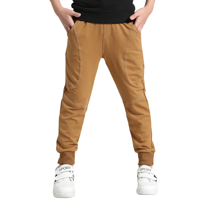 Новинки Теплые Длинные Спортивные Брюки спортивные штаны Для мальчиков и
