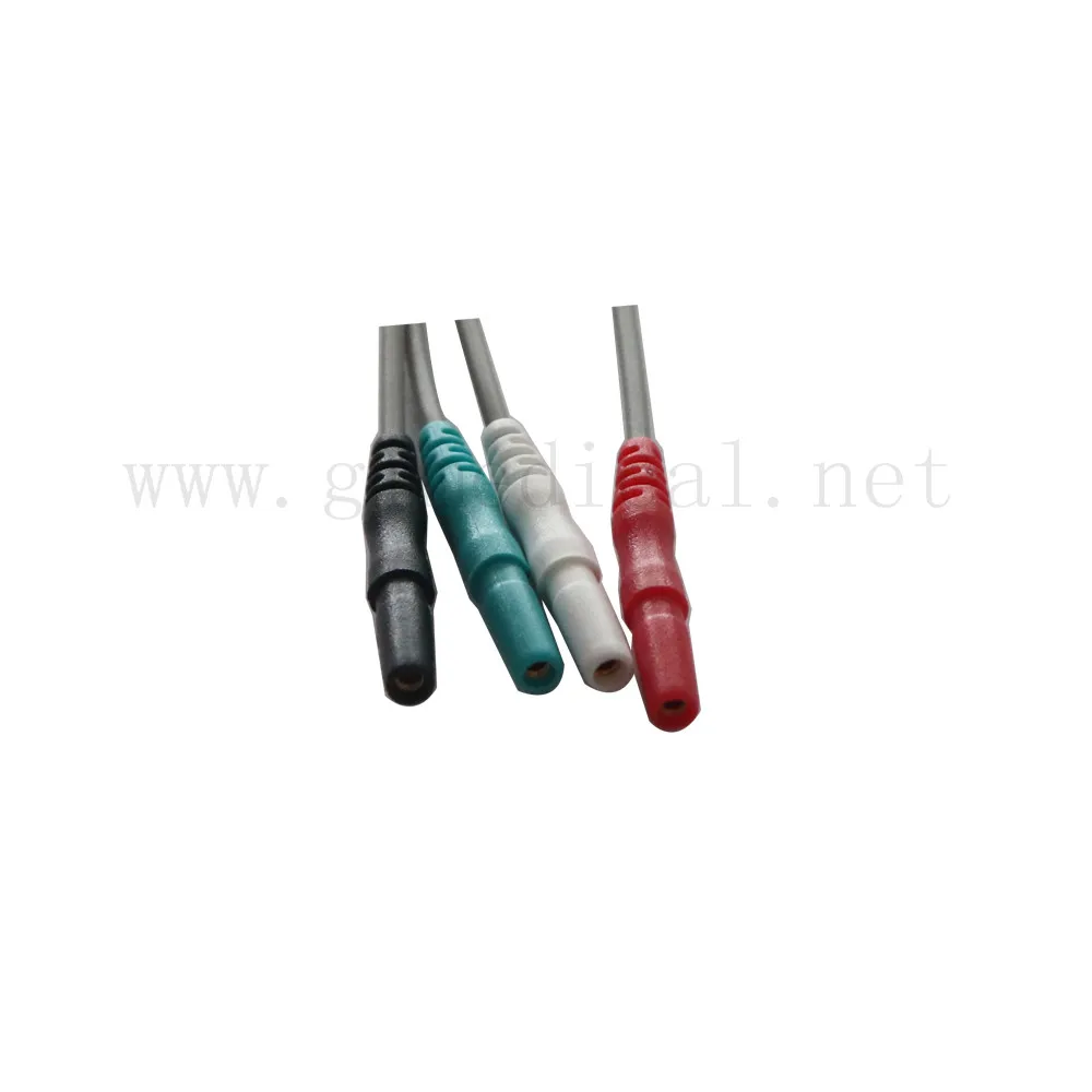 Din тип holter 4 lead leadпровода L = 100 см DIN1.5. Минимальный заказ 20 шт.| |