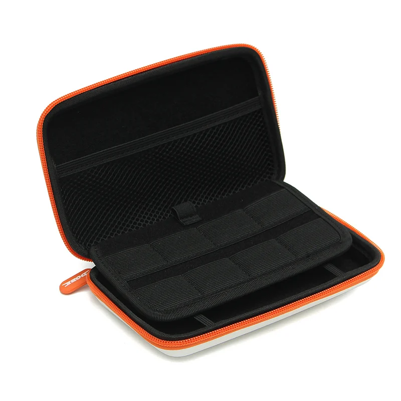 Для New 2DS LL для nintendo New 2DS XL/LL 3 в 1 комплект с белым EVA чехол для переноски сумка+ защита для экрана+ набор стилусов