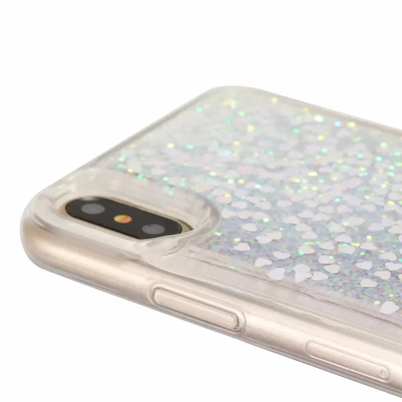Жидкий зыбучий песок чехол для iphone X XS Max XR Блестящий Мягкий 6 6s 7 8 plus силиконовый