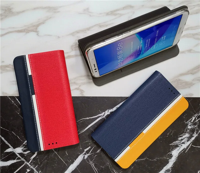 Huawei P Smart плюс 2019 чехол роскошный магнитная кожа флип для huawei Чехол книжка