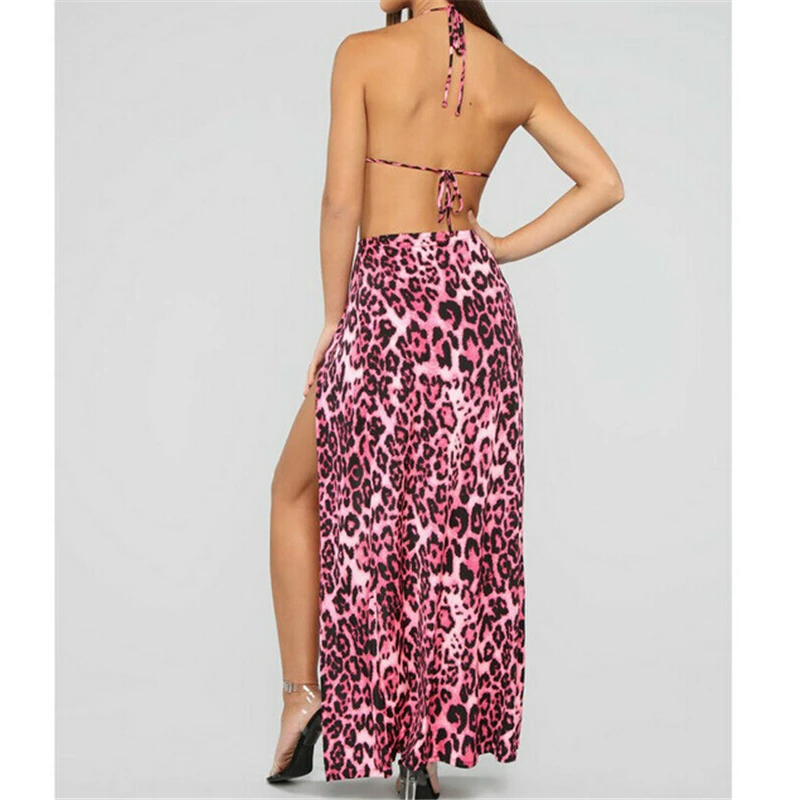 

3Pcs Sexy Swimwear Women Bikini Set+Beach Cover Up Leopard Print Swimsuit Summer Beach Wear Party Cothes Women Swimwear Dress