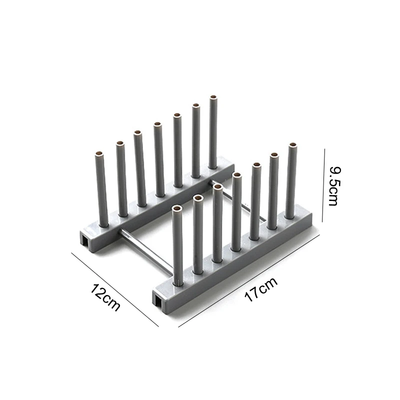 

3 Colors Dish Tray Rack Kitchen Organizer Shelves Plastic Dish Holders Tablewear Drying Rack Cup Plates Holder Home Storage