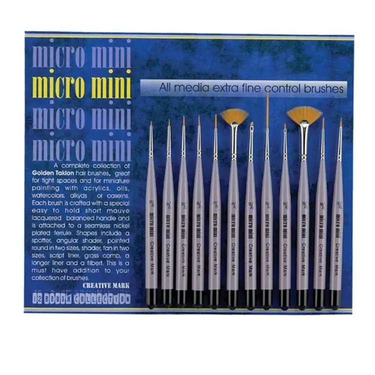 Набор кистей для рисования 12 шт.|paint brushes makeup|paint brush ferrulepaint roll |