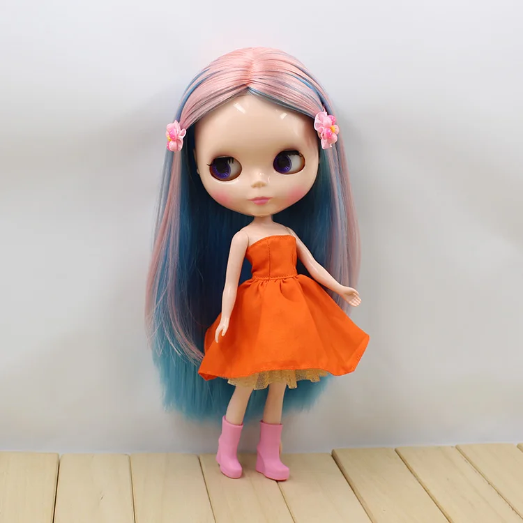 Смешанные волосы голубые и розовые куклы blyth | Игрушки хобби