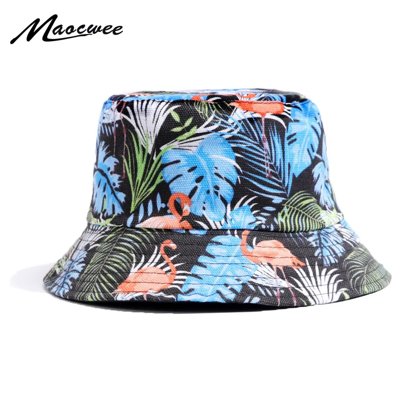 

Summer men and women outdoor vacation leisure hat fashion fisherman hat lady flamingo embroidery hat fisherman visor