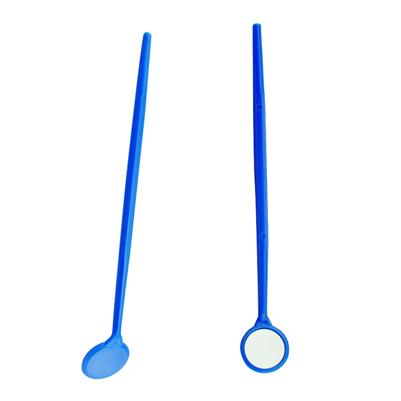 Новый портативный 100 шт Стоматологические Одноразовые рот зеркала для