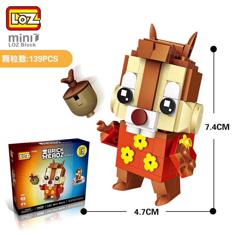 LOZ Mini Blocs Ecureuil Caractere Brique Jouet Super Heros строительные блоки уникальная фигура Vente En Plastique