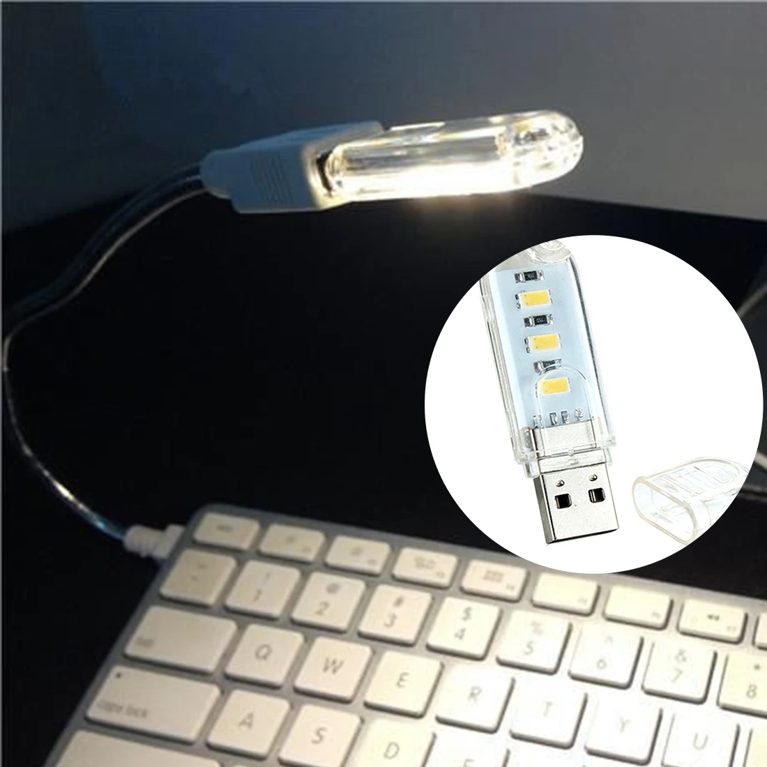 Мини USB ночник 5 в Лампа Холодный/теплый свет лампа для чтения гаджет ноутбук
