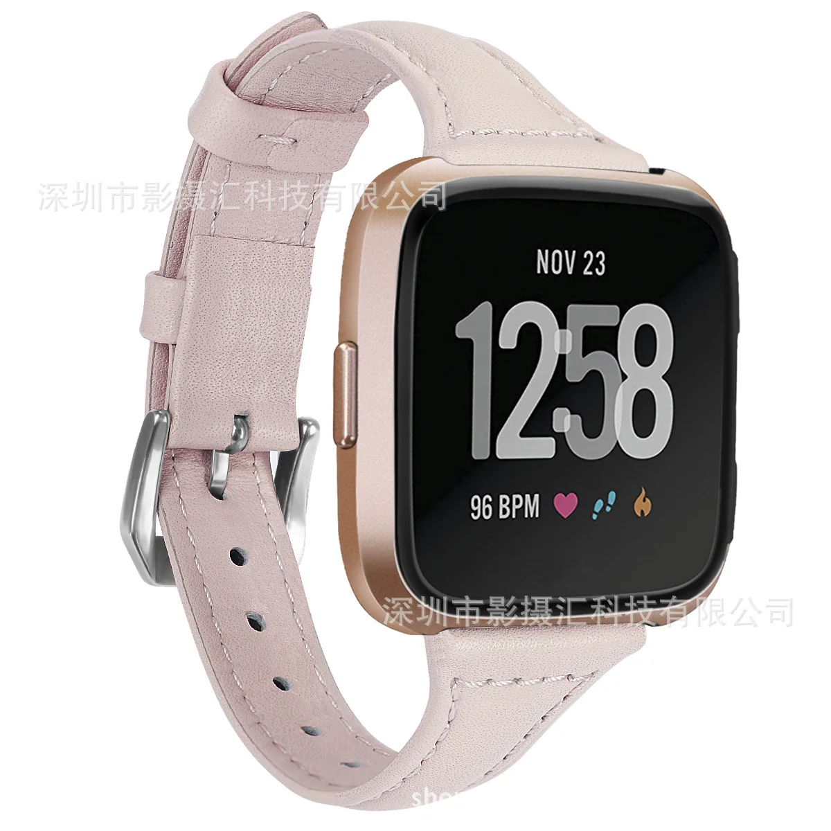 Ремешок для часов из натуральной кожи Подходит умных Fitbit Versa новинка 2018 модный