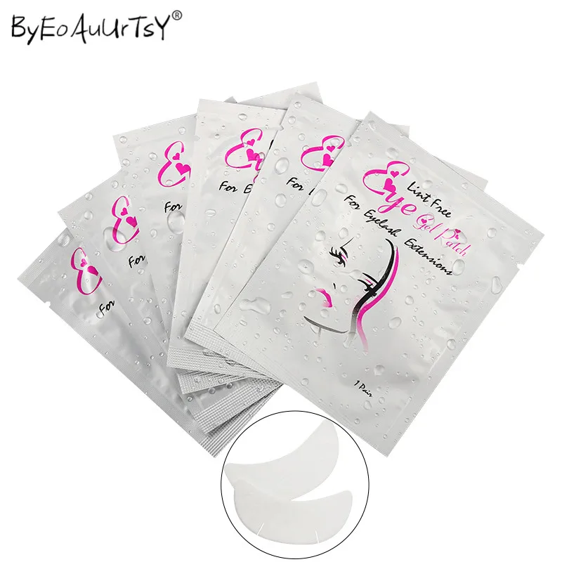 20pairs/pack New Paper Patches Eyelash Under Eye Pads Lash Extension Tips Sticker Wraps Make Up Tools | Красота и здоровье