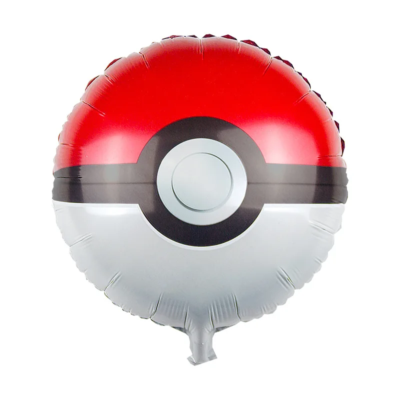 Белый 10 шт. 45X45 см мультфильм Пикачу из Pokemon Go foill воздушный шар для детского праздника в честь Дня Рождения украшения Детские шары Свадебные Воздушные шары шаровые - Цвет: Белый