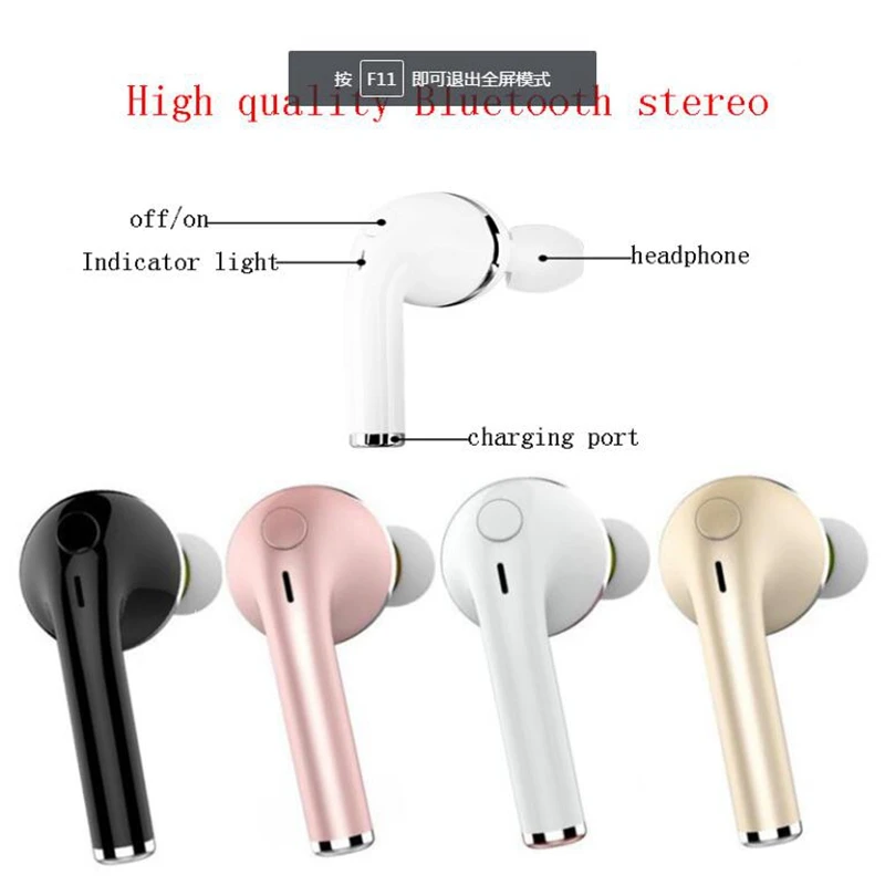 OGV P1 Bluetooth Wireless Earphone with Microphone Steroe HiFi Music Sport Headset Universal for Iphone Samsung Mobile Phones |