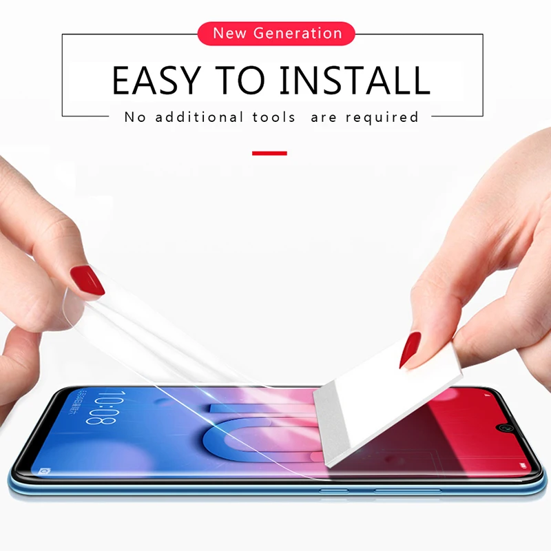 CHYI 3D изогнутая пленка для huawei Honor 10 Lite защита экрана Взрывозащищенная Гидрогелевая пленка с инструментами не закаленное стекло