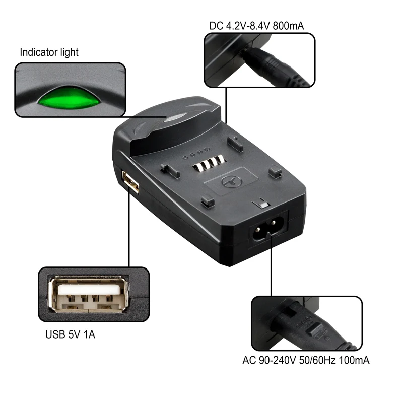 Udoli NB-1L NB1L NB 1L Универсальное зарядное устройство для камеры Canon PowerShot S110 S230 S330 S400 IXUS