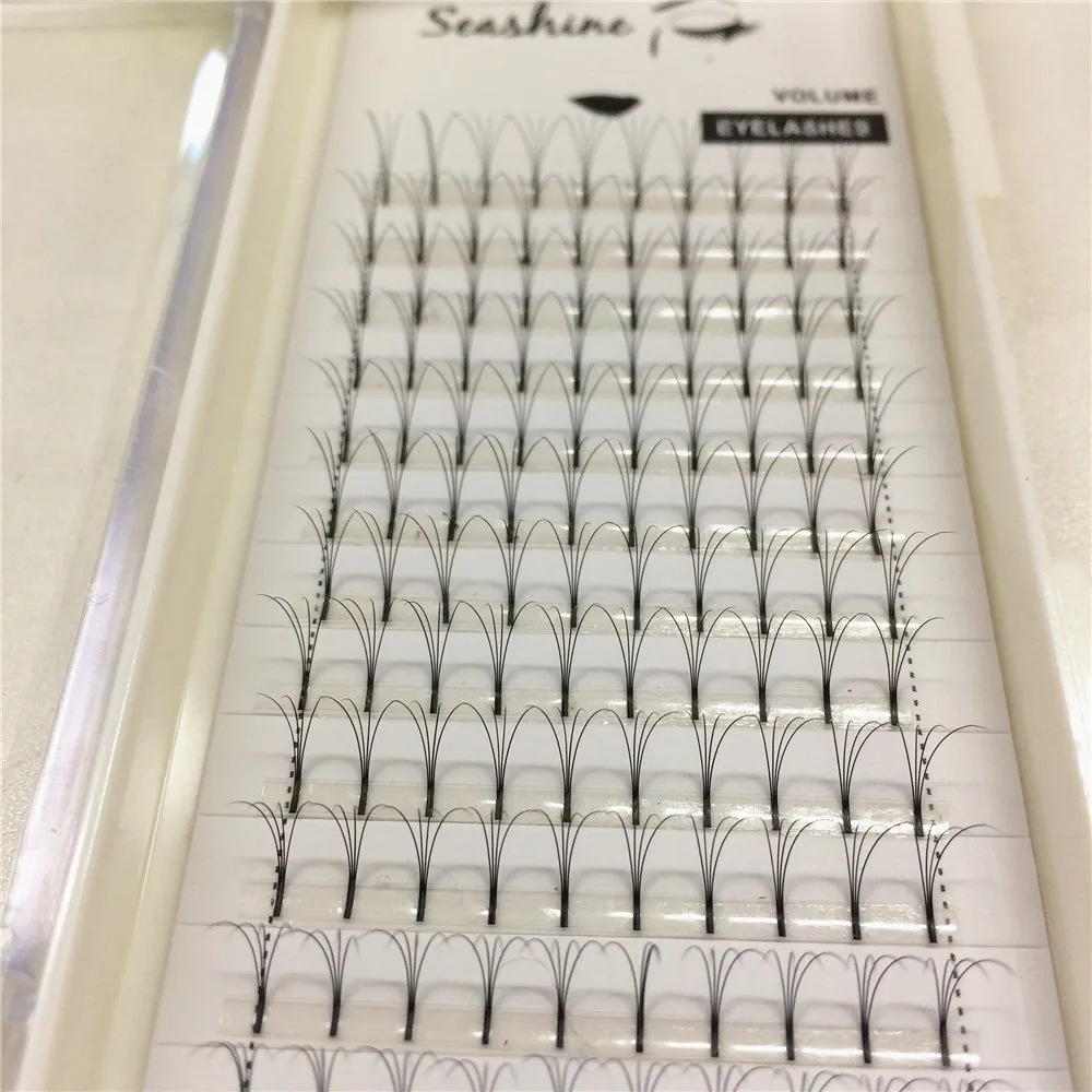 4D Long Stem Premade Fans Eyelashes Extension Soft Handmade Russian Volume Lashes Natural Free Shipping | Красота и здоровье