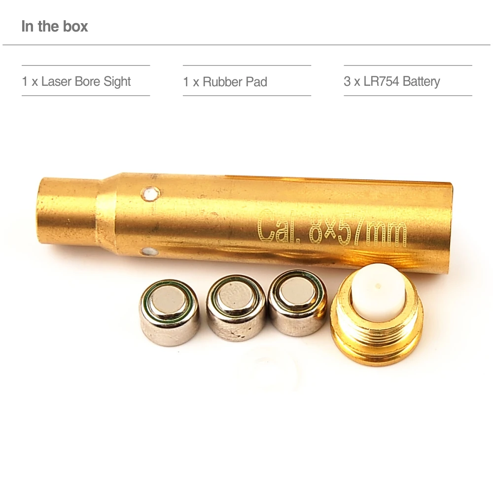 Тактический красный точечный лазерный Диаметр Sighter прицел мм 8x57 Калибр винтовка