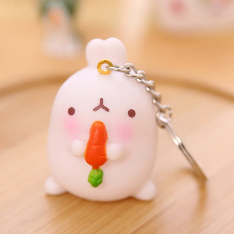 1 шт. милая фигурка кролик молан брелок