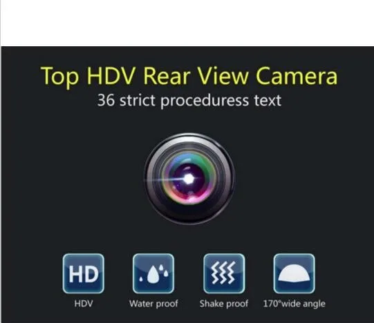 Лампа для номерного знака OEM / HD CCD ночного видения/камера заднего вида/резервная