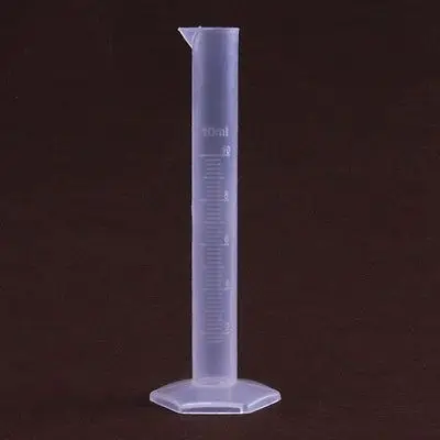 

50ml Graduated Labrotary Plastic PP Liquid Mearsuring Cylinder with Spout