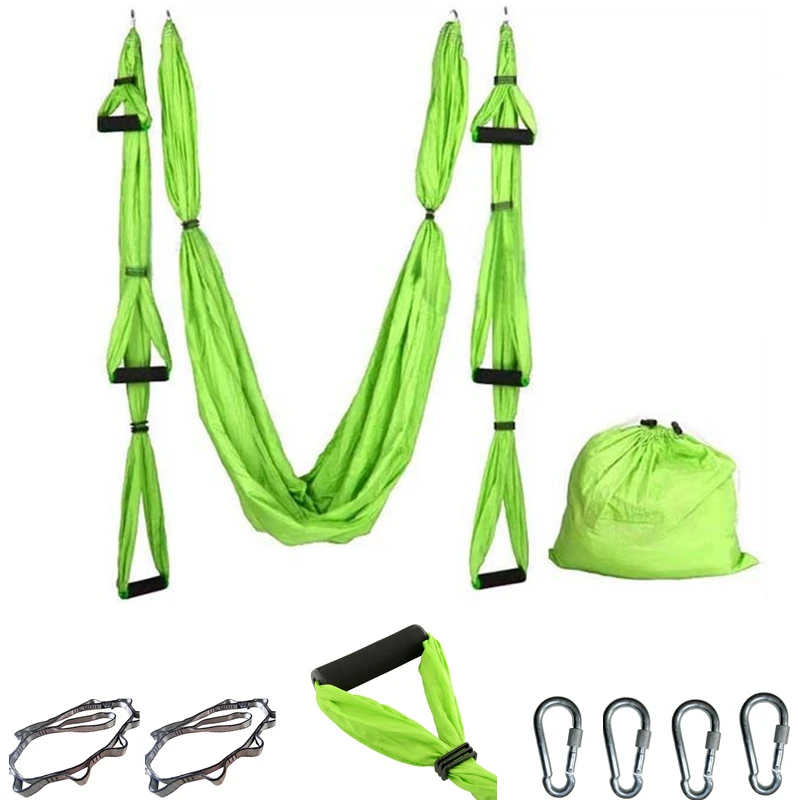 Летающие Антигравитационные качели для йоги Воздушный Гамак инверсия слинг