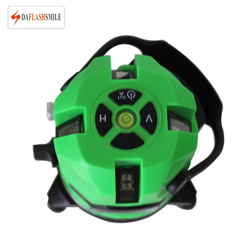 Лазерный уровень с зеленой линией 5 линий 6 точек наклонный модуль функция