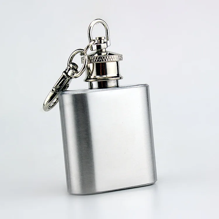 DHL Бесплатная доставка 100 шт./лот 1 унция мини фляга Hips с металлическим портативным