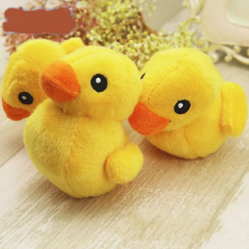 Маленькие игрушки для собак голосовые товары домашних животных пищащий желтый