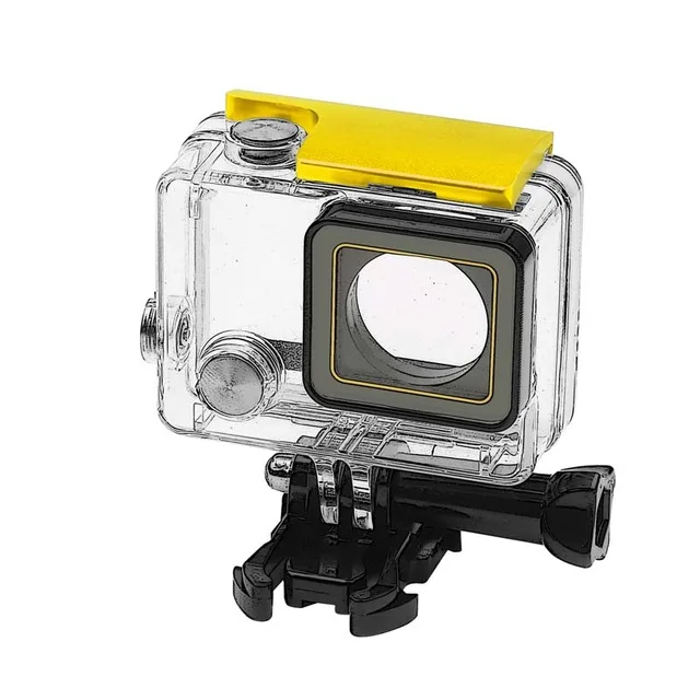 Yellow Минифокус замена металла CNC алюминиевый замок пряжка зажим для GoPro HD Hero 3 Plus 4 Защитный корпус водонепроницаемый чехол крепление - Цвет: Yellow