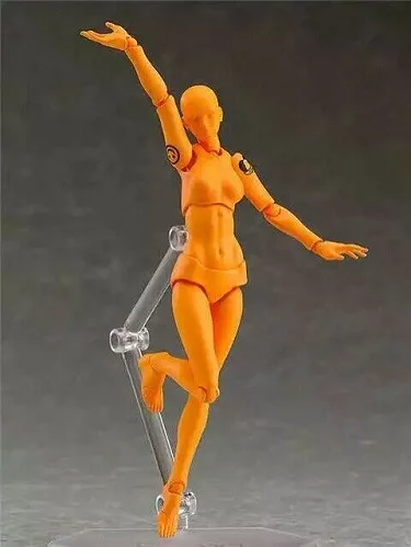 Экшн-фигурки аниме Archetype He She Ferrite Figma подвижные фигуры для тела Kun Body Chan ПВХ фигурка