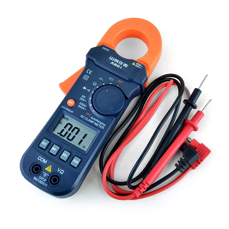 Ammeter Auto Range Digital Clamp Meter AC/DC Voltmeter Indicator Tester Analog Multimeter Professional AC Current Clamp Probes