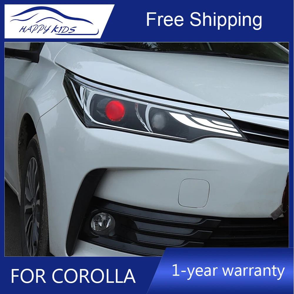 Автомобильный Стайлинг для новых Corolla Атис фары 2018 светодиодный налобный фонарь
