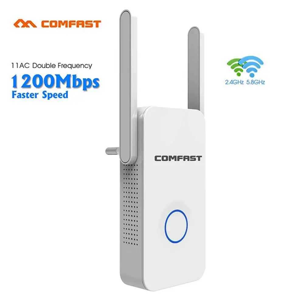 Comfast двухдиапазонный Wi Fi роутер 1200 Мбит/с 2 4 + 5 ГГц беспроводной высокой мощности