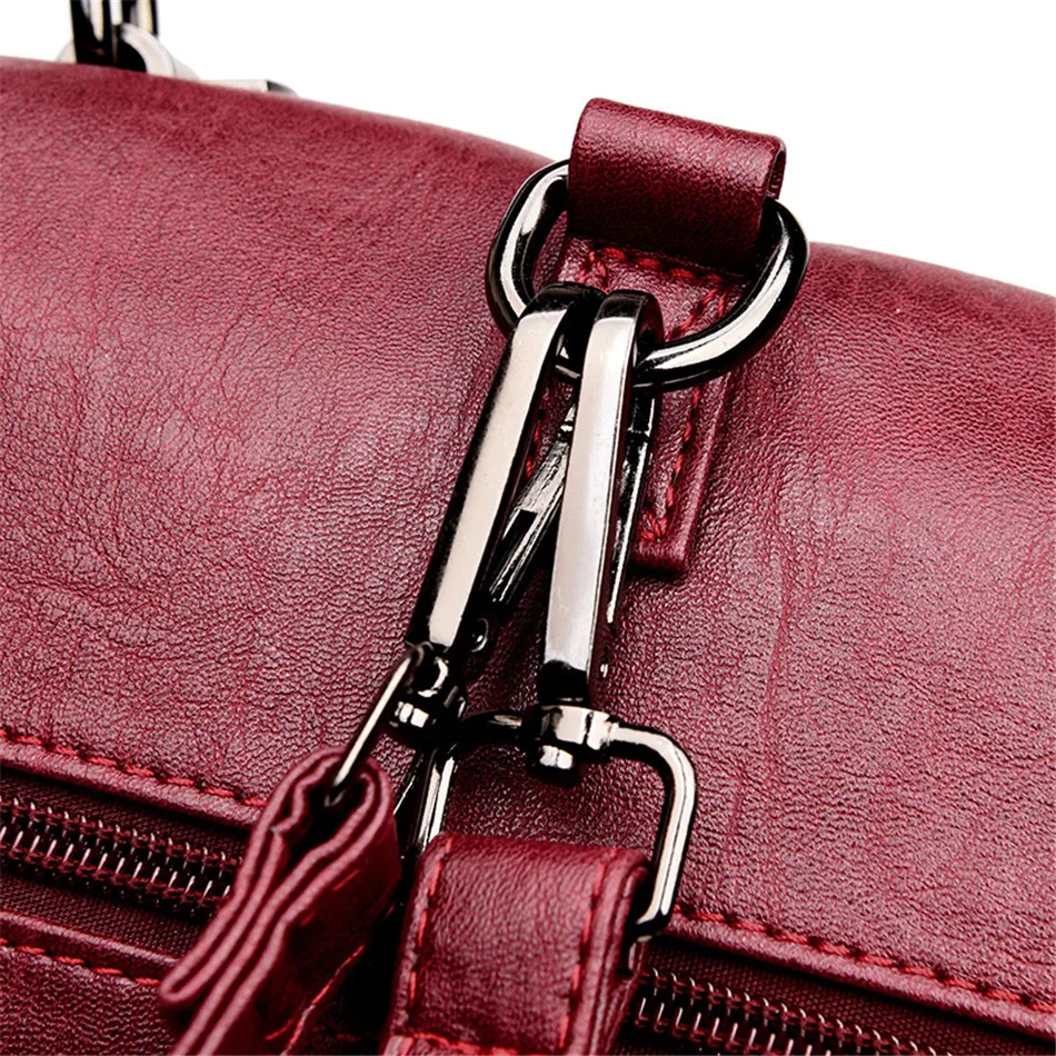 Sac A Dos Femme многофункциональные женские рюкзаки женский рюкзак винтажные школьные сумки для девочек мягкие кожаные сумки на плечо Mochilas