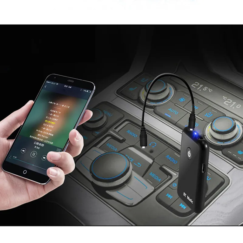 Беспроводной Bluetooth передатчик 2 в 1 V4.2 приемник адаптер автомобильный комплект