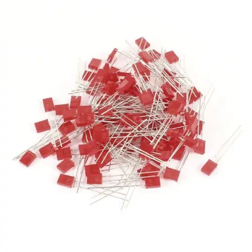 

1000PCS 2x5x7mm Rectangle LED Red Colour Red Light Emitting Diode NEW
