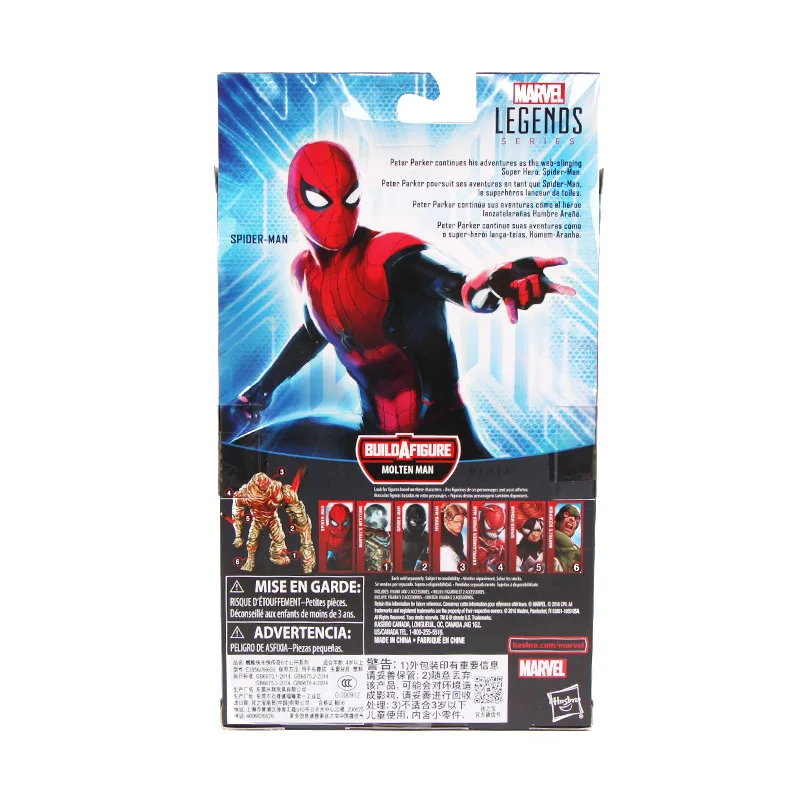 14,5-17 см, серия Marvel Legends, Человек-паук, вдали от дома, фигурка, Demogoblin Hydro-Man, Коллекционная модель, игрушки Мстители
