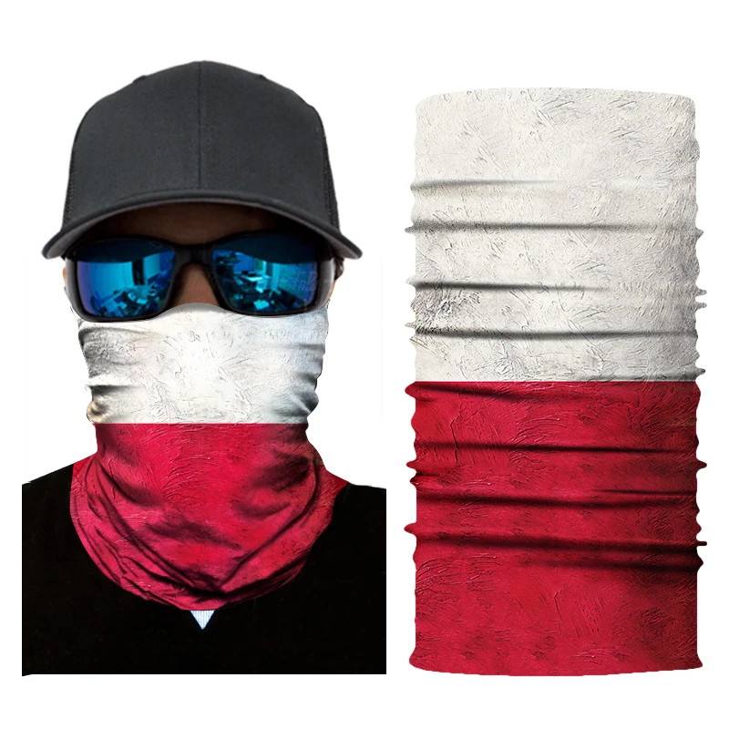 

New National flag Seamless Magic Balaclava Face Mask Motorcycle Skiing Riding Scarf Neck Shield Anti-UV Men Sun Warmer Headgear